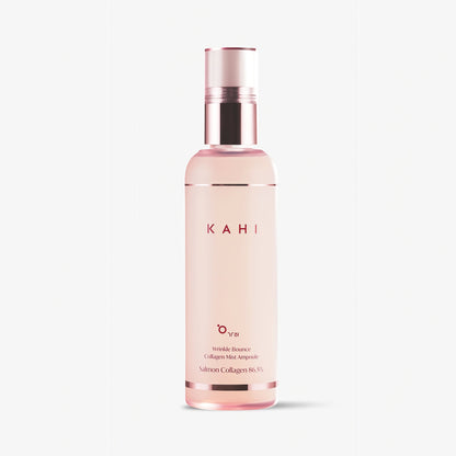 KAHI Wrinkle Bounce Collagen Mist Ampoule, Hydrating Face Mist with Collagen, Hyaluronic Acid & Niacinamide, Lightweight Korean Facial Spray for Dry Skin & Makeup Refresh