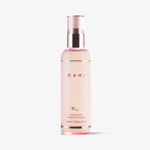 KAHI Wrinkle Bounce Collagen Mist Ampoule, Hydrating Face Mist with Collagen, Hyaluronic Acid & Niacinamide, Lightweight Korean Facial Spray for Dry Skin & Makeup Refresh